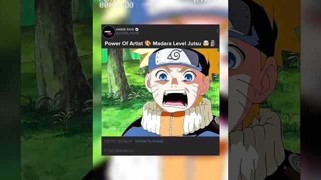 Naruto got shocked after seeing madara level jutsu... Naruto got shocked after seeing madara level jutsu...