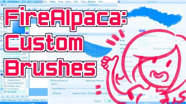 How to make custom brushes on firealpaca How to make custom brushes on firealpaca