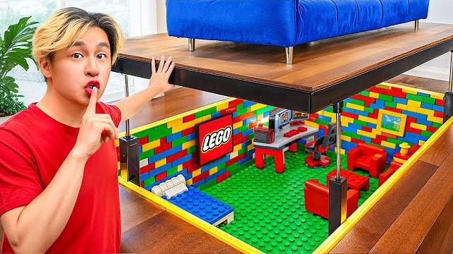 I built a secret lego room in my house I built a secret lego room in my house