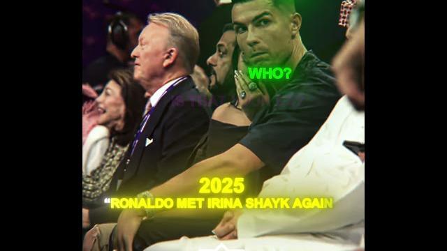 Ronaldo's reaction after meeting irina shayk again Ronaldo's reaction after meeting irina shayk again