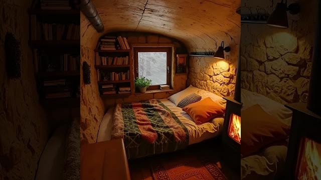 Healing, ambiance, sleep aid, cave cozy cabin, burning fireplace, blizzard, snowfall Healing, ambiance, sleep aid, cave cozy cabin, burning fireplace, blizzard, snowfall