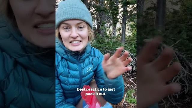 How to poop when hiking in the woods #hikingadventures #hiking #camplife #mountaingirl #hikerslife How to poop when hiking in the woods #hikingadventures #hiking #camplife #mountaingirl #hikerslife