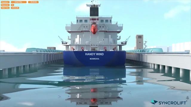 Syncrolift - a unique method for lifting ships Syncrolift - a unique method for lifting ships