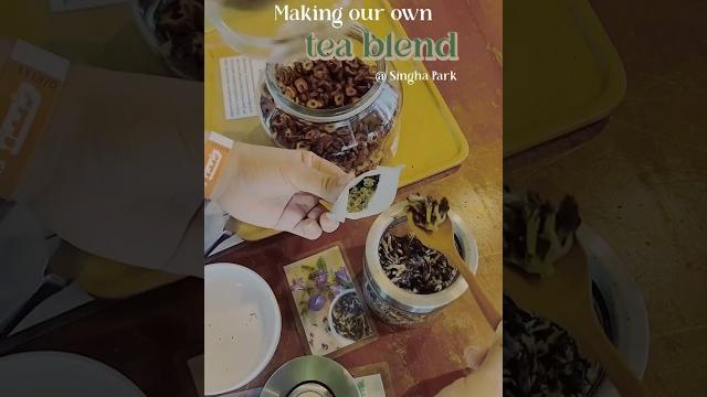 Make your own tea blend at singha park, chiang rai #singhapark #chiangraiplaces #chiangraithailand Make your own tea blend at singha park, chiang rai #singhapark #chiangraiplaces #chiangraithailand