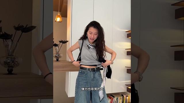 黑 灰果然够高级!!!韩系polo翻领 纽扣丝巾 夏天可以穿的针织#无美颜无滤镜最真实的模样 黑 灰果然够高级!!!韩系polo翻领 纽扣丝巾 夏天可以穿的针织#无美颜无滤镜最真实的模样
