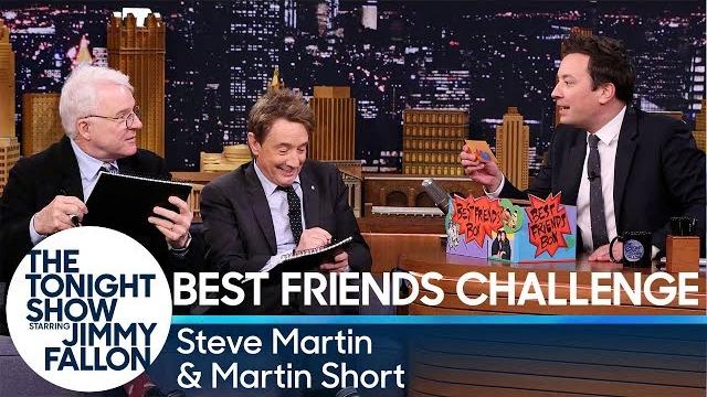 Best friends challenge with steve martin and martin short Best friends challenge with steve martin and martin short