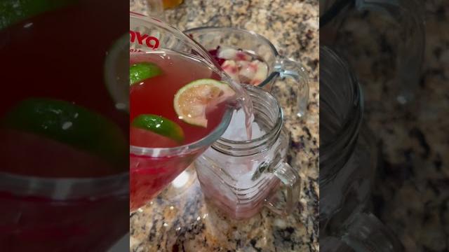 Fresh hibiscus tea! harvested flowers from the backyard. #garden #healthy #tea #flowers #trending Fresh hibiscus tea! harvested flowers from the backyard. #garden #healthy #tea #flowers #trending