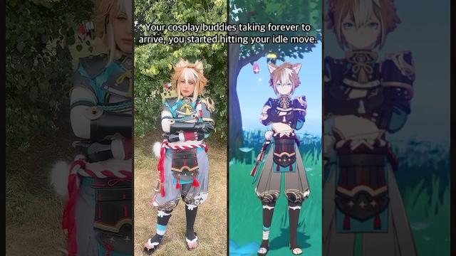 Gorou’s idle animation Gorou’s idle animation