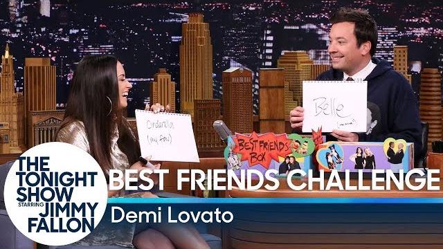Best friends challenge with demi lovato Best friends challenge with demi lovato