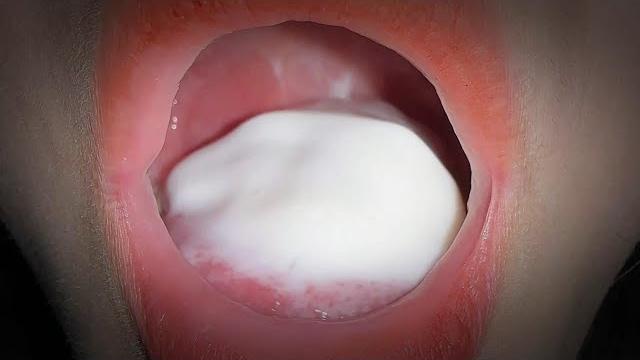 #nana 困薯 口腔展示酸奶 asmr 助眠视频 #nana 困薯 口腔展示酸奶 asmr 助眠视频
