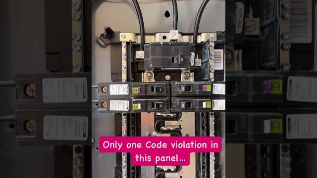 Violation: the neutral conductor identification required by 200.6(b) is not at its terminations. Violation: the neutral conductor identification required by 200.6(b) is not at its terminations.