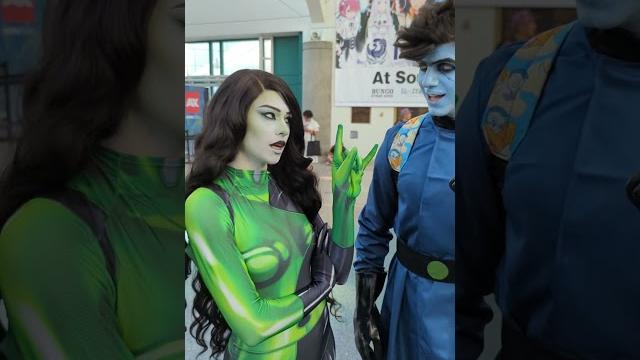Dr drakken and shego cosplay from kim possible created by nathan weir & nicole maines at anime expo Dr drakken and shego cosplay from kim possible created by nathan weir & nicole maines at anime expo