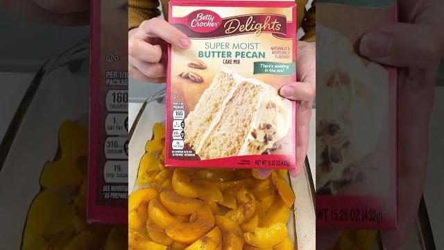 Easy peach cobbler #easyrecipe #recipe #dessert #peach #pie Easy peach cobbler #easyrecipe #recipe #dessert #peach #pie