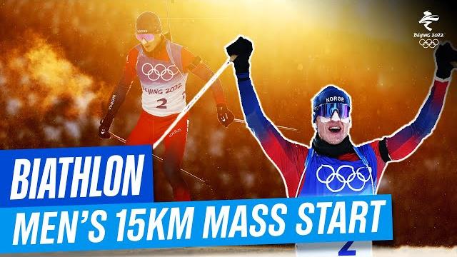 Biathlon - men's 15km mass start | full replay | #beijing2022 Biathlon - men's 15km mass start | full replay | #beijing2022