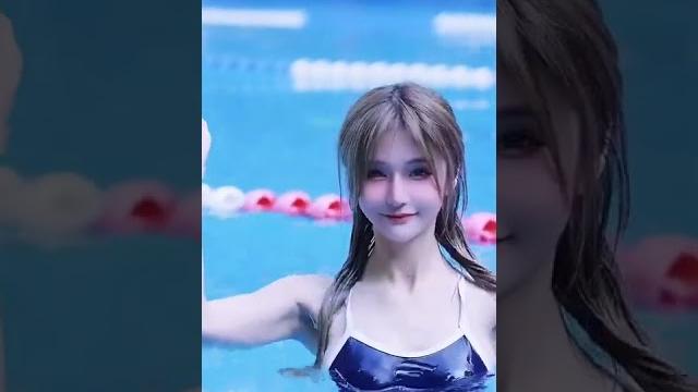 School swimsuit #cosplay coser:不二丸叽 School swimsuit #cosplay coser:不二丸叽
