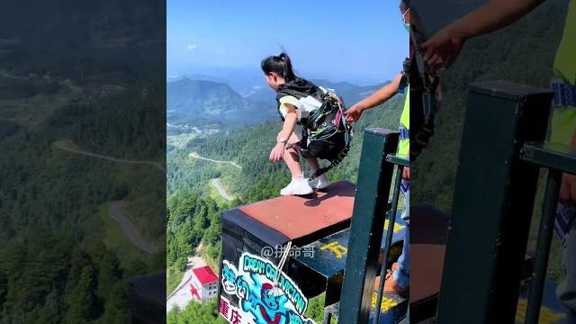 Bungee jumping with rope in beautiful place:asmr bungee jumping#funny#challenge#bungee Bungee jumping with rope in beautiful place:asmr bungee jumping#funny#challenge#bungee