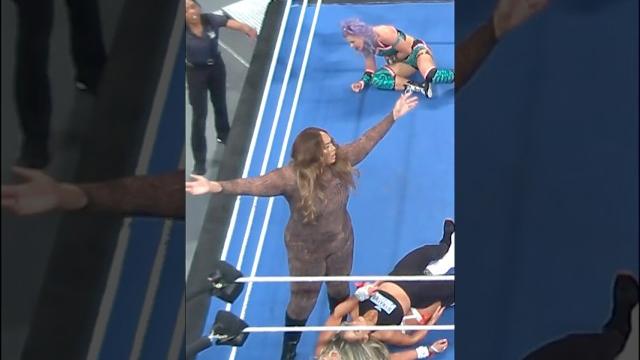 Nia jax made sure it was no longer tiffy and trishy time Nia jax made sure it was no longer tiffy and trishy time