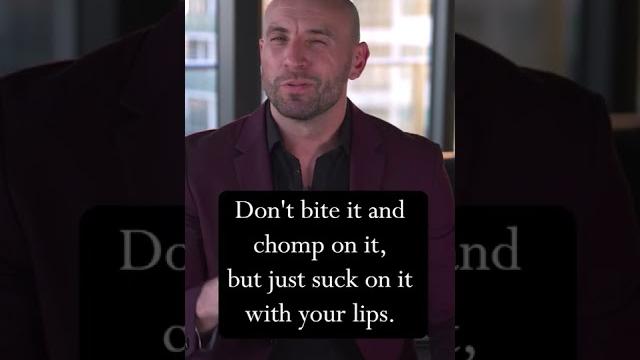The lower lip kissing trick. #shorts The lower lip kissing trick. #shorts