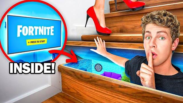 I built 4 secret rooms you'd never find! I built 4 secret rooms you'd never find!