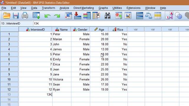 Learn spss in 15 minutes Learn spss in 15 minutes