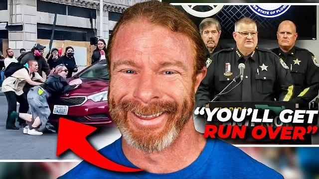 Protesters get run over! lol Protesters get run over! lol