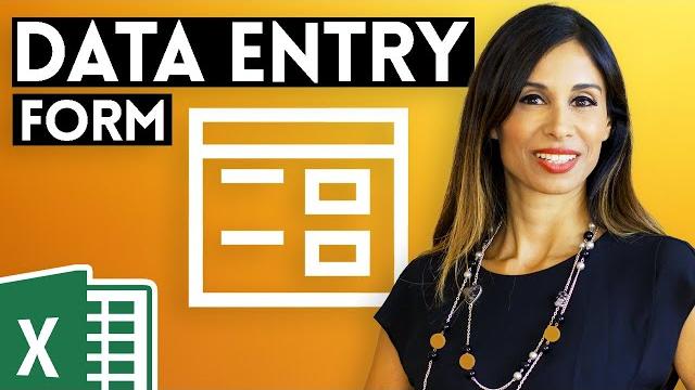 Super easy excel data entry form (no vba) Super easy excel data entry form (no vba)