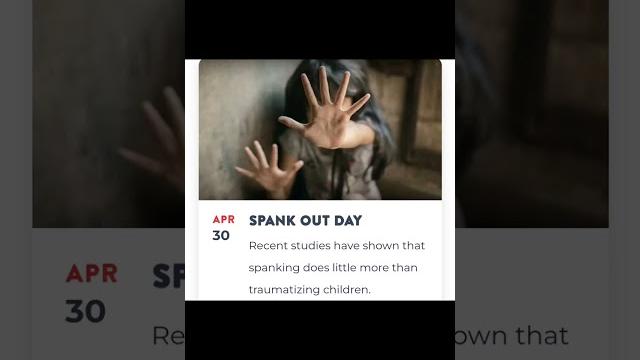 Spank out day 30 april Spank out day 30 april