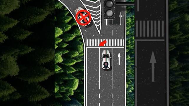 Why did xiaobai make the wrong turn the first time when turning left at a red light? #drivingtips Why did xiaobai make the wrong turn the first time when turning left at a red light? #drivingtips