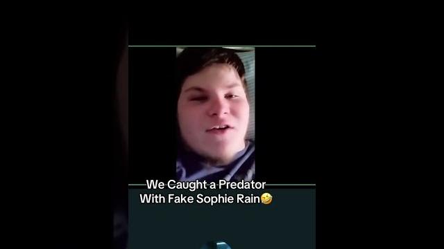 We caught a predator with fake sophie rain We caught a predator with fake sophie rain