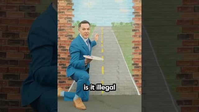 Is it illegal to paint a tunnel at a dead end? Is it illegal to paint a tunnel at a dead end?