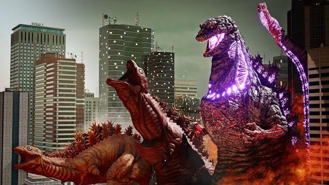 Evolution of shin godzilla: size comparison Evolution of shin godzilla: size comparison