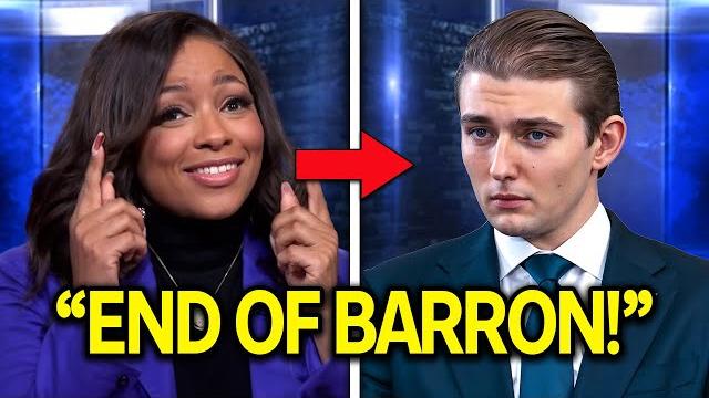 Barron trump freaks out after jasmine crockett exposes this live on air about his family Barron trump freaks out after jasmine crockett exposes this live on air about his family