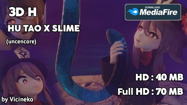 3d h hu tao x slime || genshin impact 3d h hu tao x slime || genshin impact