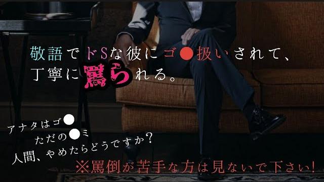 【女性向け】ドsで敬語な彼に、丁寧に罵倒されまくるお話【シチュエーションボイス】【asmr】 【女性向け】ドsで敬語な彼に、丁寧に罵倒されまくるお話【シチュエーションボイス】【asmr】