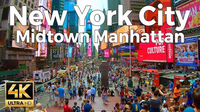 New york city walking tour part 1 - midtown manhattan (4k ultra hd 60fps) – with captions New york city walking tour part 1 - midtown manhattan (4k ultra hd 60fps) – with captions