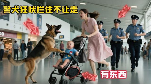 機場警犬突然狂吠攔住一家人,髮現嬰兒車下的東西,嚇得全家扭頭就跑!#故事分享#感人故事#故事频道 機場警犬突然狂吠攔住一家人,髮現嬰兒車下的東西,嚇得全家扭頭就跑!#故事分享#感人故事#故事频道
