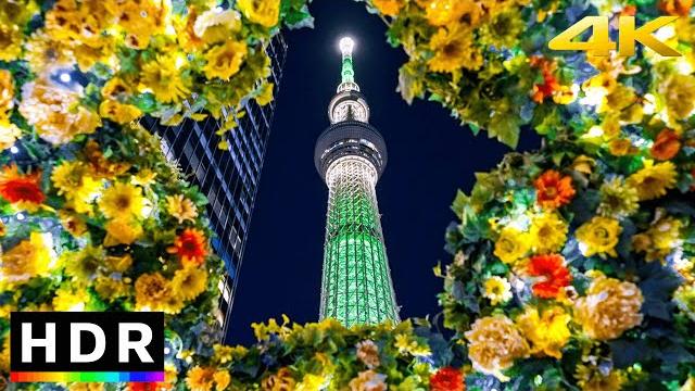 Tokyo skytree christmas lights // 4k hdr Tokyo skytree christmas lights // 4k hdr