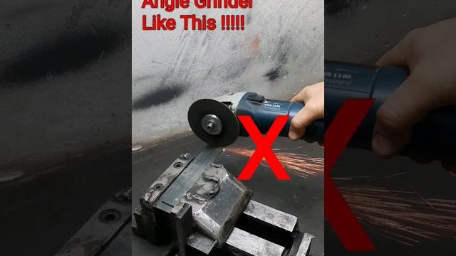 Angle grinder caution !!! #shorts Angle grinder caution !!! #shorts
