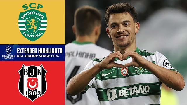 Sporting cp vs. beşiktaş: extended highlights | group stage - match day 4 | cbs sports golazo Sporting cp vs. beşiktaş: extended highlights | group stage - match day 4 | cbs sports golazo