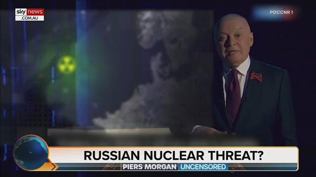 Russian state television issues ‘brazen warning’ to britain of possible nuclear ‘wipe out’ Russian state television issues ‘brazen warning’ to britain of possible nuclear ‘wipe out’