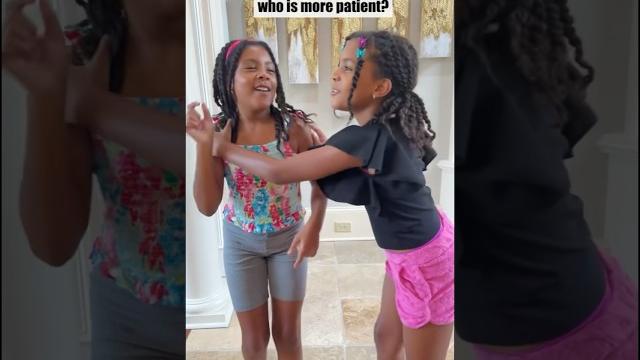 Sister challenge!!! which sister is which #twins #sisters Sister challenge!!! which sister is which #twins #sisters
