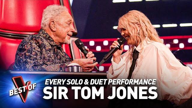 Every sir tom jones solo & duet performance on the voice uk Every sir tom jones solo & duet performance on the voice uk