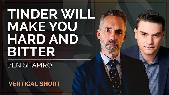 Is tinder a gateway to psychopathy for popular men? | ben shapiro & jordan b peterson #shorts Is tinder a gateway to psychopathy for popular men? | ben shapiro & jordan b peterson #shorts