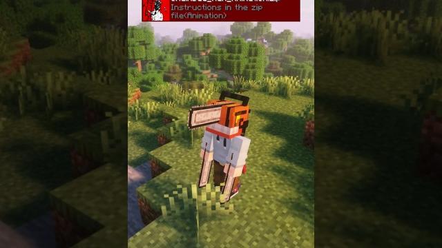 Человек-бензопила в майнкрафте #minecraft Человек-бензопила в майнкрафте #minecraft