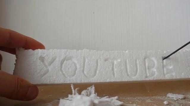 Foam cutter (demonstration) Foam cutter (demonstration)