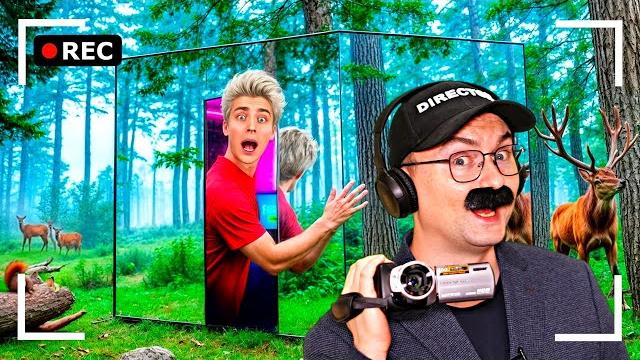 Как снимали а4: построили невидимую секретную комнату в лесу ! Как снимали а4: построили невидимую секретную комнату в лесу !