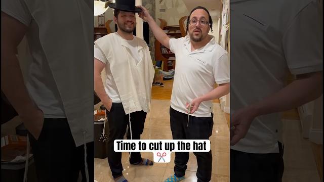 Time to cut up the hat#lipaschmeltzer #jewish #viral Time to cut up the hat#lipaschmeltzer #jewish #viral