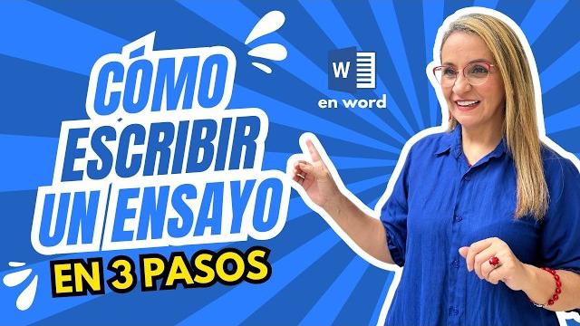 Redacta un ensayo en 3 sencillos pasos Redacta un ensayo en 3 sencillos pasos
