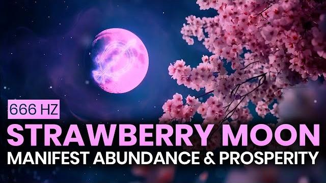 Full moon in sagittarius (strawberry moon): manifest massive abundance and prosperity Full moon in sagittarius (strawberry moon): manifest massive abundance and prosperity