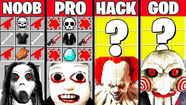 Minecraft battle: horror boss crafting challenge - noob vs pro vs hacker vs god ~ funny animation Minecraft battle: horror boss crafting challenge - noob vs pro vs hacker vs god ~ funny animation